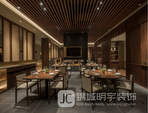 傳統(tǒng)中式元素與現(xiàn)代設(shè)計(jì)的美食空間